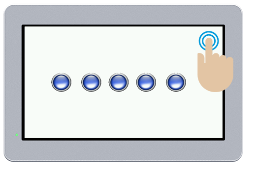  런타임 설정 진입 화면 